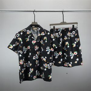 23 Summer Fashion Mens TrackSuits Spodnie na Hawajskie Plaży Set Set Designer koszulki