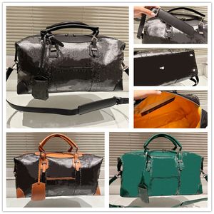 Designer Luxurys handväska duffelväska män tygväska kvinnor bagage väska sportväska resande tygväska satchel cross blommor regnbåge axel väska toppsäljning