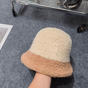 Berretto invernale lavorato a maglia Cappello in lana misto Donna uomo marrone beige congiunto Berretti caldi spessi di alta qualità Cappelli Cappellini