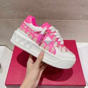 woman shoe designer trainer increase sneaker Milan luxury fashion brand size 35-44 Heel height 5cm model RL120202