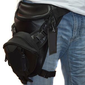 Bel Çantaları Erkek Yüksek Kaliteli Mikrofiber Motosiklet bacak Fanny Bag Hip Seyahat Askeri Kemer Paketi Saldırı Sarmal Dropbags 230906