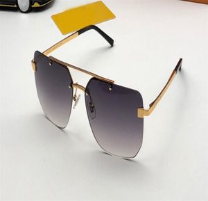 Yeni Moda Tasarımcısı Güneş Gözlüğü 1201 Çerçevesiz Sqaure Frame Sıradan Erkekler Açık Mekan Koruma Gözlük Turuncu Box6207880