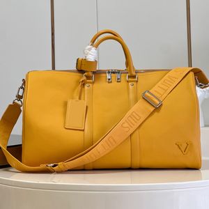 Designers de luxo Duffle Bag Clássico 50 Bagagem de viagem para homens Couro Real Top Quality Totes Bolsas de Ombro Mens Mulheres Bolsas 10A