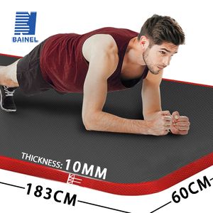 Yoga Paspas Mat Meditasyonu Fitness Pilates Evinde Egzersiz Evinde Jimnastik Kalın Ekipman Vücut Bina Sporları Slip 230907