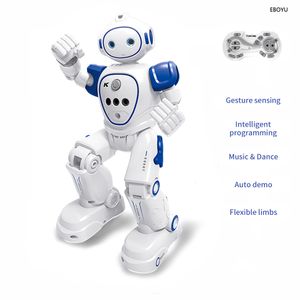 ElectricRC Animals R21 Interlligent Sensing RC Robot Cady WiDA Programmering Gest Control Entertainment Gift for Kids 230906