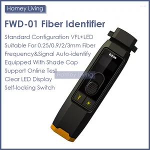 Fiber Optic Equipment OfW Optical Identifier Live Detector with Visual Fault Locator LED Light 700-1700nm SM MM