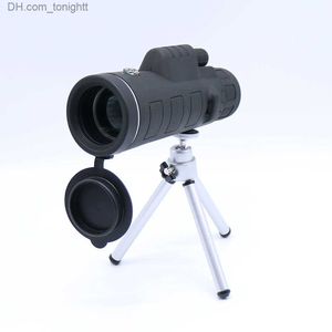 Telescópios 40X60 Zoom HD Dual para Foco Lente Telescópio Monocular Óptico com Clipe de Tripé para Fotografia de Caça de Telefone Móvel Q230907