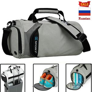 Outdoor Bags Men Gym Bags For Fitness Training Outdoor Travel Sport Bag Multifunction Dry Wet Separation Bags Sac De Sport 230907