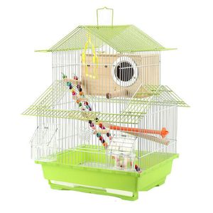 Bird Cages S Parrot Parakeet Metal Birdhouse Podwyższenie Hodowli Klatki Gniazdo Factory Factory SPRZEDAŻ 230516 DOSTAWA DOMOWA DOMOWA Garden Pet Dhhyi