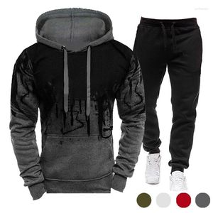 Erkeklerin Trailtsits Giyim Moda Track Suits Sports Wear Jogging Hooded Trailsuit Set Giysileri Hoodies Sweatpants