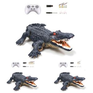 Łodzie ElectricRC Alligator Zdalne sterowanie dla basenów i jezior Zabawki SWOME 230906