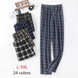 Männer Hosen Stil Baumwolle Plaid Pyjama Hosen Für Erwachsene Home Furnishing Baumwolle Hosen Baumwolle Pyjama Männer Schlaf Bottom Hause tragen 230907