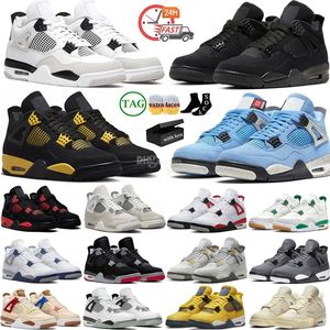 Basketball Shoes 4s Sneakers Shoes Women Men 4 Red Thunder Military Black Cement Craft Midnight Navy Pine Green Frozen Moments Lightning White Oreo Black Cat Trainer