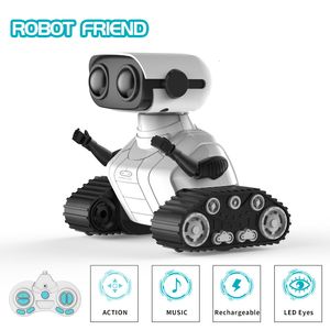 ElectricRC Animals Ebo Robot Toys Rechargeble RC For Kids Boys and Girls Remote Control Toy With Music Led Eyes Gift Children's 230906