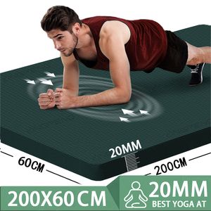 Yogamattor Övning för hemträning Pilates Gym Bodybuilding Equipment Mat Fitness Nonslip Thick Sports Accessories Body 230907