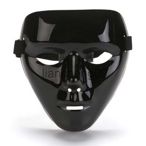  Parti Maskeleri Cadılar Bayramı Black Street Dans Maskesi Saf Siyah Maske Maskeli Yapı Dancer Hayalet Step Mask Cadılar Bayramı Sokak Dans Maskesi X0907