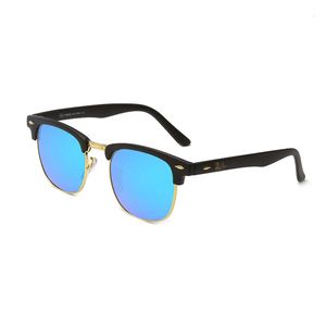 Sunglasses Designer Fashion Luxury Classic Ray-Ban Top Fashion Sunglasses Tempered Glass Fishing Travel Trend Driving Eyebrow Rice Nails