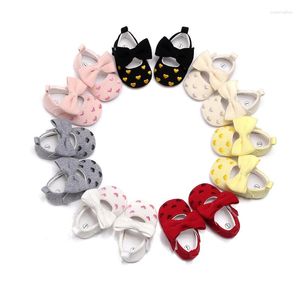 First Walkers Shoes For Baby GirlSpring Autumn Embroidery Bow Lovely Princess Fashion Soft Sole Non-slip Walking Shoe