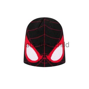 Beanie/Skull Caps Pullover wool hat American style spider web jacquard knitted hat punk streetwear genderless warm hat cartoon cold hat winter x0907