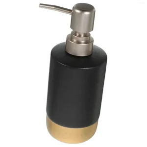 Badtillbehör Set Travel Tvättmedel Tvål Dispenser Badrum Container maträtt Manual Press Pump Bottle Ceramics Typ Dusch
