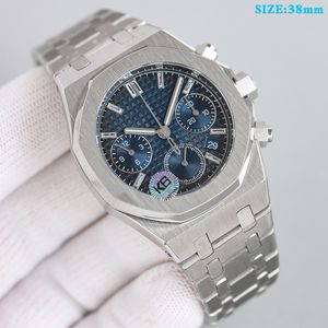 Chronograph Watch Męskie automatyczne 7750 Ruch mechaniczny Watchy 38 mm Sapphire Business Businesswatch Montre de Luxe Prezenty
