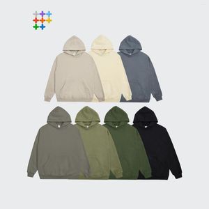 Men's Hoodies INFLATION 460Gsm Heavyweight Blank Unisex Matching Oversized Hooded Sweatshirts
