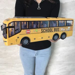 سيارة ElectricRC 130 RC Bus Electric Remote Control مع STAL SCHOOL SCHOOL SCHOOL SCHOOL MODEL 27MHZ RADIO TROUBLIS