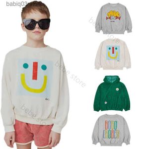 Hoodies Moletons bebe loja BC 23 AW Criança Meninos Adorável Moletom e Calças Conjuntos BC Marca Meninas Roupas Bonitos Roupas de Inverno BOBO T230907