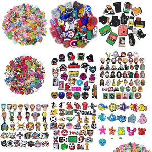 Shoe Parts Accessories Charms For Boys Kids Teens Girls Pvc Clog Pins Cute Pack Decoration Slides Sandals Bracelet Wristband Dr Dr Dhdhq