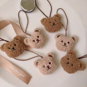 Części do wózka Zabranie nazwy Cute Botton Bear Head Plecak Wiselan Car Hang Brand Brelowain Born Bag Ozdoby