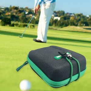 Sacos de golfe Golf Rangefinder Case com mosquetão Clip Hard-Shell EVA Bag à prova de choque Carry Bag Universal Range Finder Caixa de armazenamento 230907