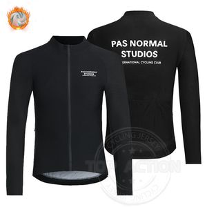 Camicie da ciclismo Top PNS Maglia termica invernale in pile da uomo Manica lunga da bici Calda Sport all'aria aperta Giacche da bicicletta PAS Ropa Ciclismo Hombre 230907