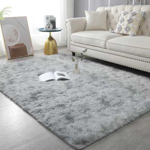 Carpets Large Rugs for Modern Living Room Long Hair Lounge Carpet In The Bedroom Furry Decoration Nordic Fluffy Floor Bedside Mats P230907