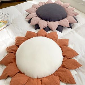 Kudde solrosor soffa s kuddar designer blomma elegant minimalistisk heminredningar moderna flickor almofadas söt rum dekor