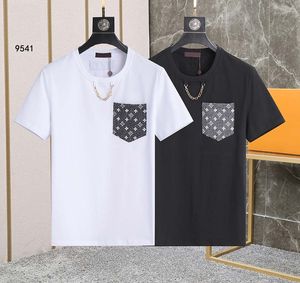 Дизайнерская мужская футболка Летняя мужская футболка с коротким рукавом Дизайнерская футболка Модная рубашка с принтом Мужская и женская футболка Азиатский размер M-XXXL G45