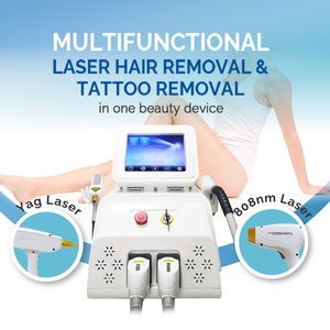 808 Diode Laser Hair Removal Machine Pico Laser Picosecond Q Switch Tattoo Removal Age Spot Birthmark Eyeline Pigment Remover Suitable for All Skin Types