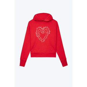 Zadig Voltaire Fleece Hooded Sorto de moletom Women Designer Papuzes de perfuração Impressão de impressão Padrão de letra de letras impressa luxuosa com capuz 497