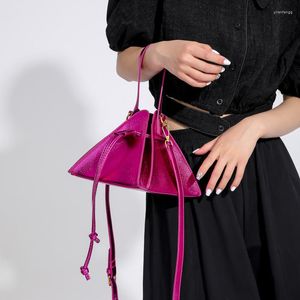 Вечерние сумки треугольные пирамиды через плечо для женщин сумки и кошельки 2023 модные женские сумки-мессенджеры высокого качества