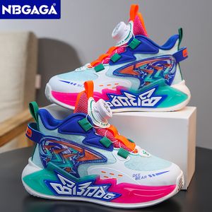 Athletic Outdoor Four Seasons Kids Basketball Shoes Boys Sneakers Non Slip Bathrens Training Athletic Shoes Sister Outdoor Size 3040 230906