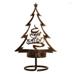 Candle Holders Christmas Candlestick Decoration Tree Centerpiece Tea Light Decorations For Wedding Home Parties