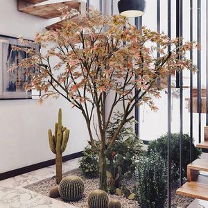 Decorative Flowers Simulated Plants Fake Maples Large Trees Landscaping Indoor And Outdoor Potted