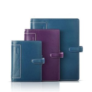 Notepads Wholesale Holborn A7/A6/A5 Real Cowe Notebook Diary Notepad Creative Student Loose-Leaf Handbook Bussiness Leather Schde Book Dhzq7