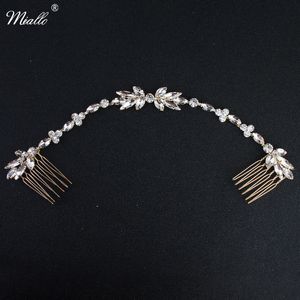 Hochzeits-Haarschmuck, Miallo, klassische Hochzeit, lange Haarkämme, österreichischer Kristall, biegsam, Braut-Haarschmuck, Accessoires, Damen-Haarnadeln, Haarteile 230907