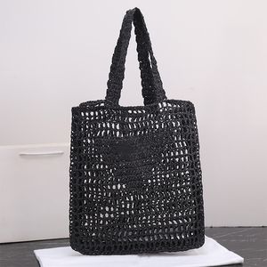 Totes Designers Straw Bag Handbags Solid Women One-Shoulder Hollow Mesh Bags Vacation Travel Handbag