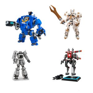 Modello di aereo MOC29535 Gioco Robot High tech Primaris Redemptor 40K Mech Warrior Suit Building Blocks Serie Giocattoli fai da te 230907