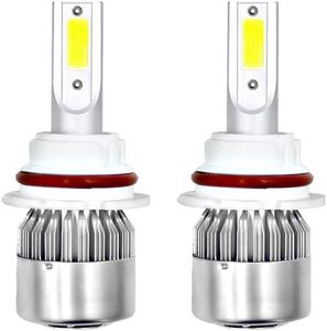LED-Scheinwerfer-Umrüstsatz, All-in-One, 72 W, 7600 lm, C6-Scheinwerferlampen für Auto H4/H7/H8/H9/H11/H13/9004/9005/9006/9007/9012 Auto-Scheinwerfer, 4300 K, 6000 K, 8000 K