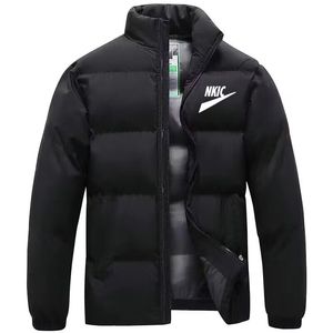 Homens novos quentes preto parka jaquetas inverno casual grosso outwear casacos logotipo da marca masculino windbreak algodão acolchoado para baixo jaqueta