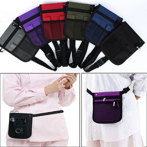 Sacos de cintura Homens Mulheres Enfermeira Fanny Pack Bolsa Cinto de Enfermagem Organizador Saco de Cintura Enfermeira Tesoura Kit de Cuidados Ferramenta Caso Armazenamento Ombro Saco de Peito 230907