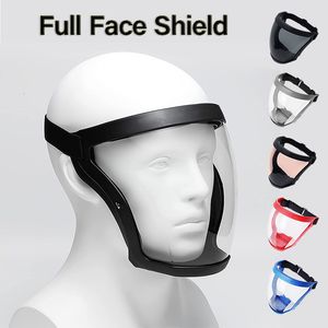 Salad Tools Transparent Security Protection Shield Full Face Shield for Kitchen Tools Oil-splash Proof Moto Cycling Windproof Glasses Mask 230906