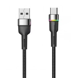 Luce RGB led giunto rinforzato 3A cavo dati di ricarica rapida velocità di trasmissione cavo USB cavo di ricarica di tipo c